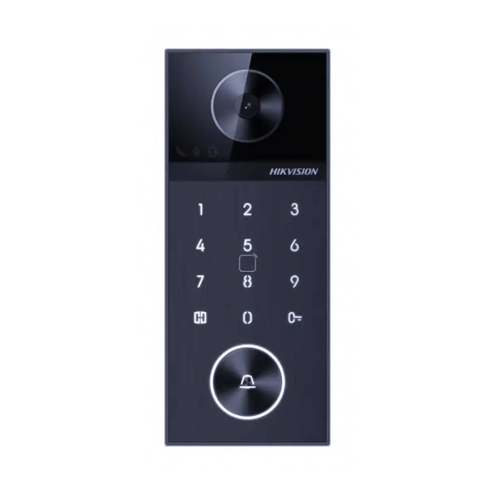 DS-KV6124-WBE1 — Hikvision 4 MP IP домофонна станция с клавиатура и Wi-Fi 6 DS-KV6124-WBE1 — Hikvision 4 MP IP домофонна станция с клавиатура и Wi-Fi 6
