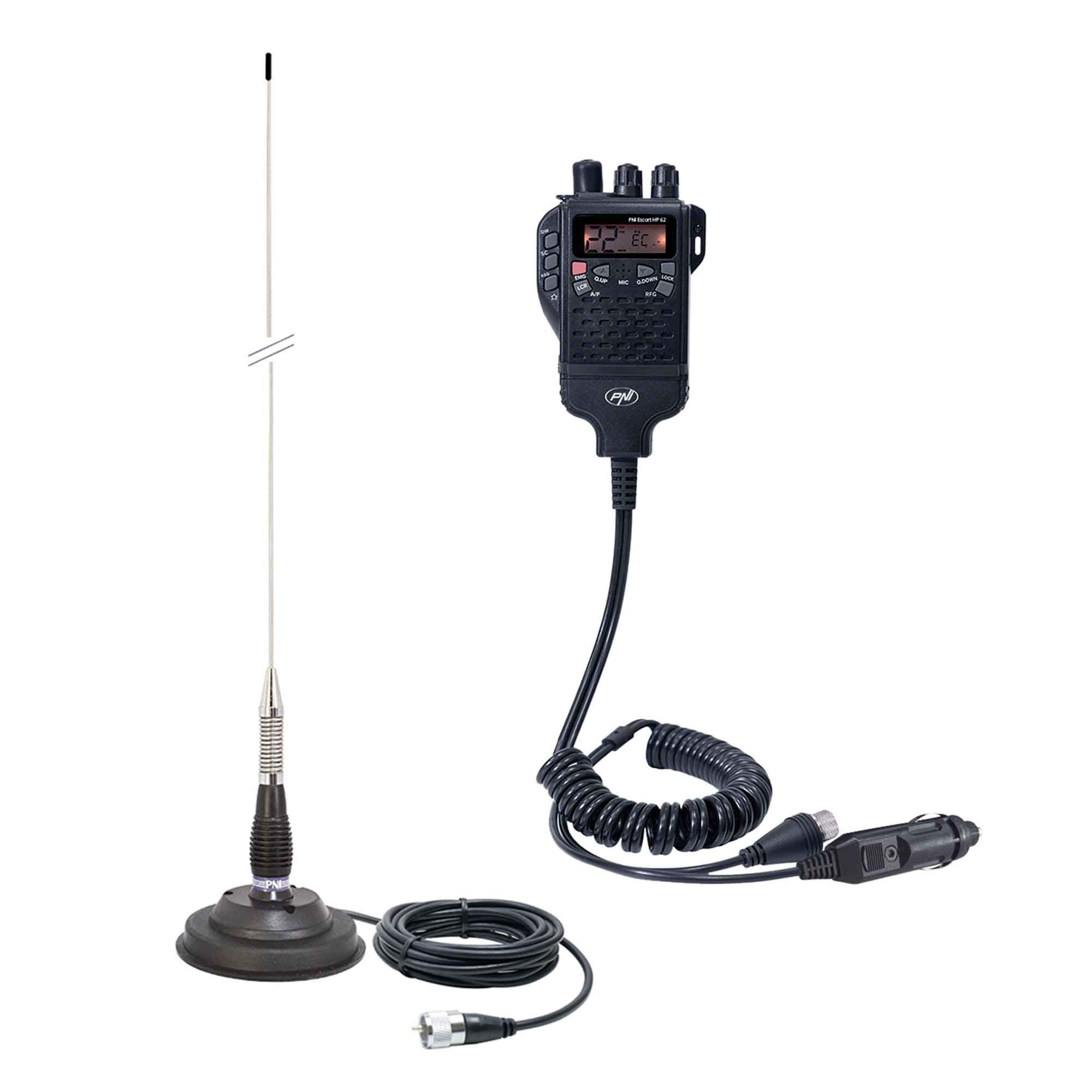 PNI-PACK88 — CB комплект HP 62 ASQ 12 V с антена ML100 PNI-PACK88 — CB комплект HP 62 ASQ 12 V с антена ML100