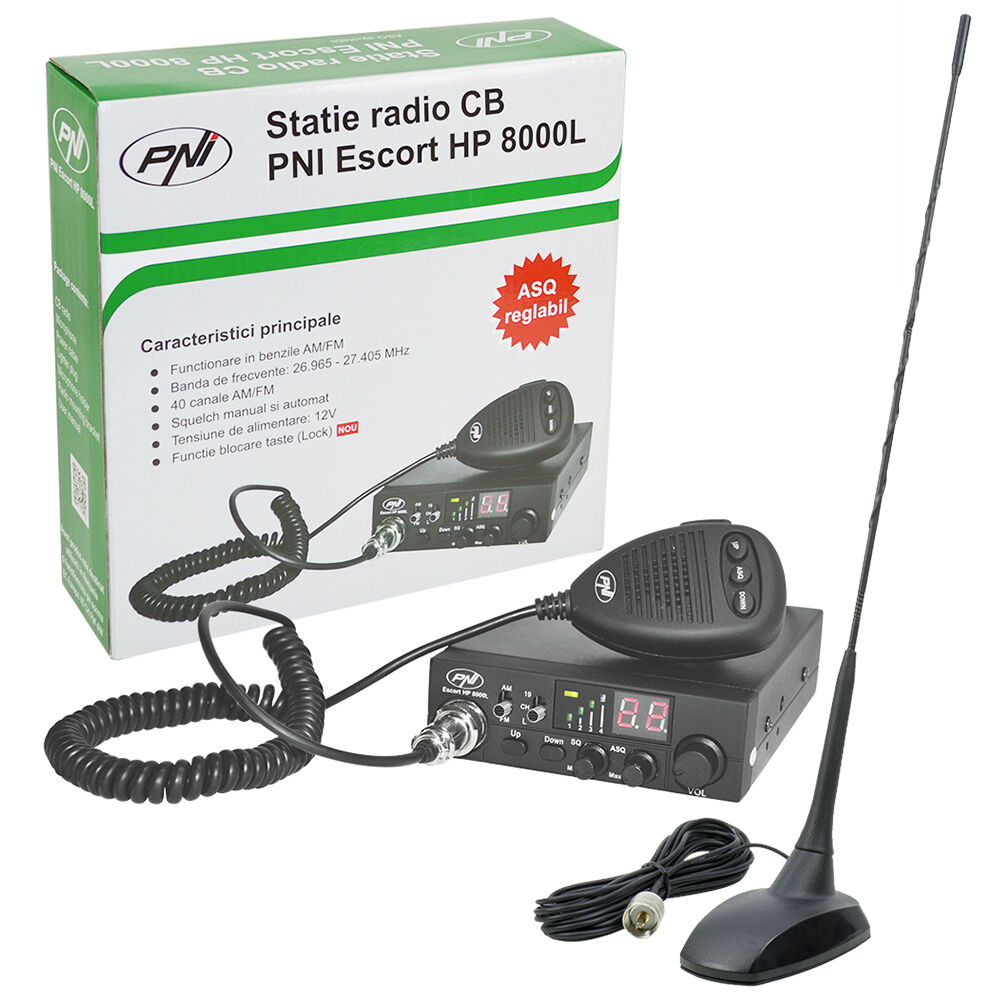 PNI-PACK40 — CB комплект HP 8000L ASQ 12 V с антена Extra 48 PNI-PACK40 — CB комплект HP 8000L ASQ 12 V с антена Extra 48
