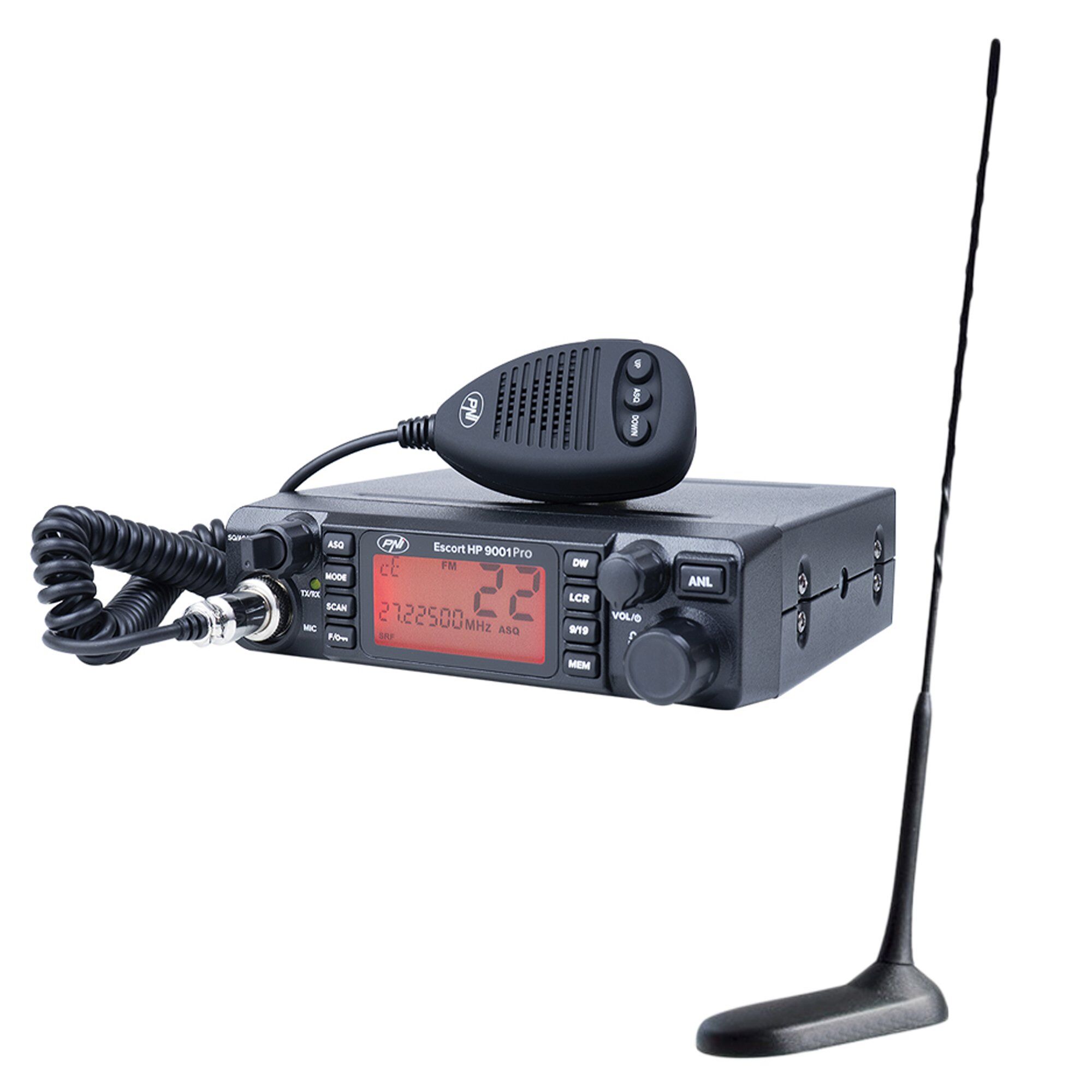PNI-PACK90 — CB комплект HP 9001 PRO ASQ 12/24 V с антена Extra 45 PNI-PACK90 — CB комплект HP 9001 PRO ASQ 12/24 V с антена Extra 45
