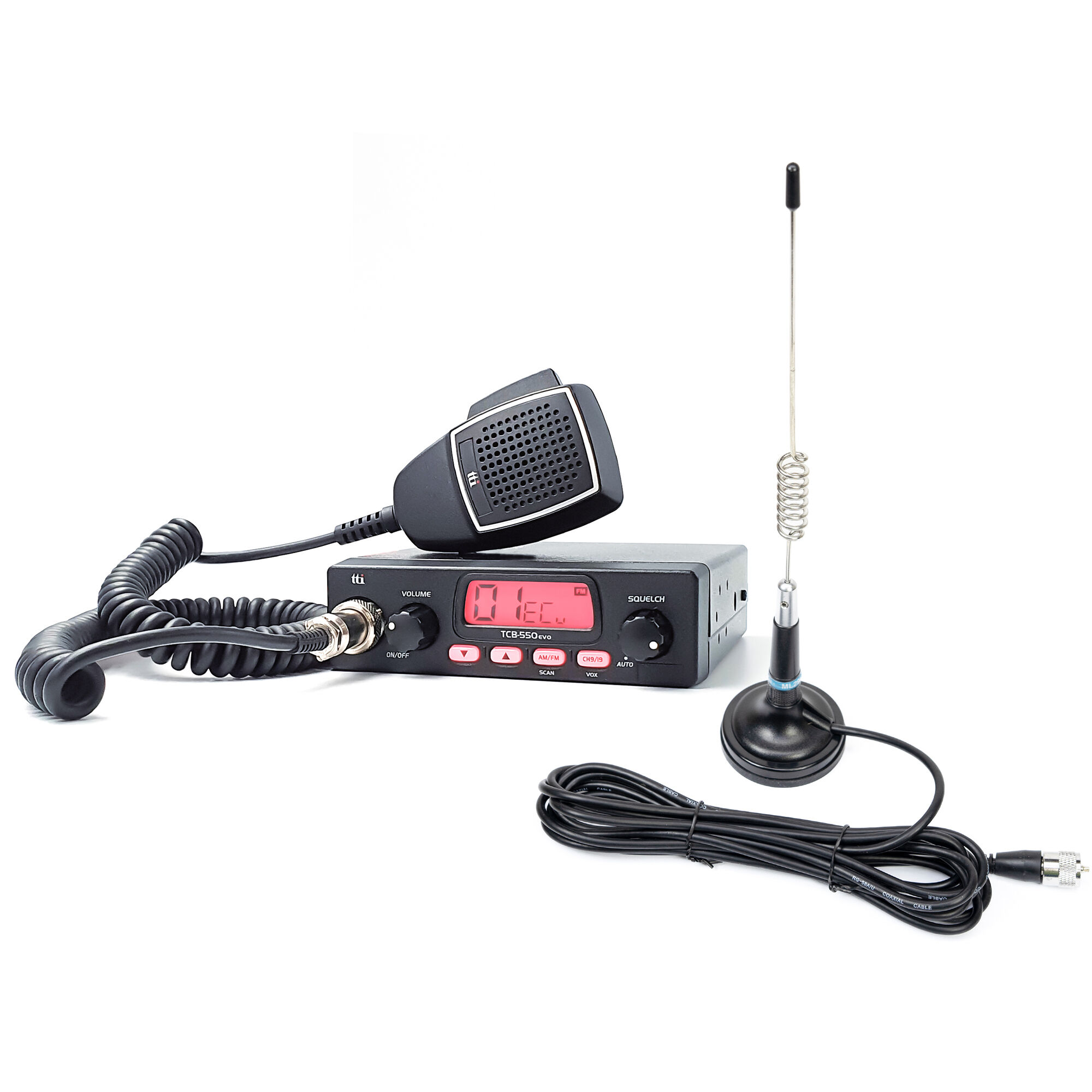TTi TTI-PACK70 CB комплект TCB-550 EVO с антена PNI ML29 TTi TTI-PACK70 CB комплект TCB-550 EVO с антена PNI ML29