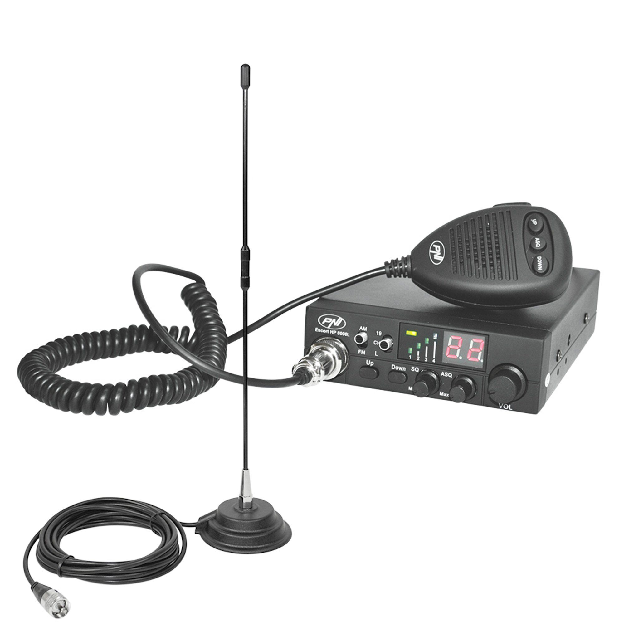 PNI-PAK28 комплект CB радиостанция Escort HP 8000L с антена Extra 40 PNI-PAK28 комплект CB радиостанция Escort HP 8000L с антена Extra 40