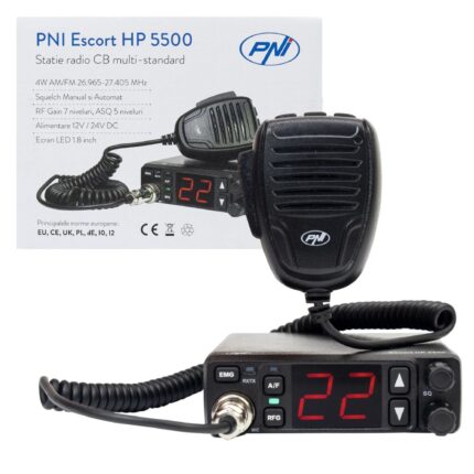 PNI-HP5500 — CB радиостанция AM/FM, 4 W, 12/24 V