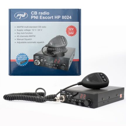 PNI-HP8024 — CB радиостанция AM/FM, 12/24 V