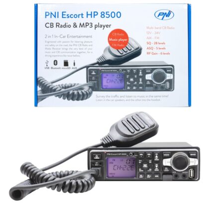 PNI-HP8500 — CB радиостанция и MP3 плейър, 12/24 V