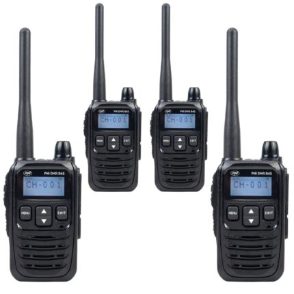 PNI-D45-4 — комплект 4 цифрови и аналогови радиостанции DMR R45