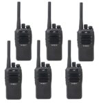 PNI R17-6 — комплект 6 радиостанции PMR446, батерии 2200 mAh