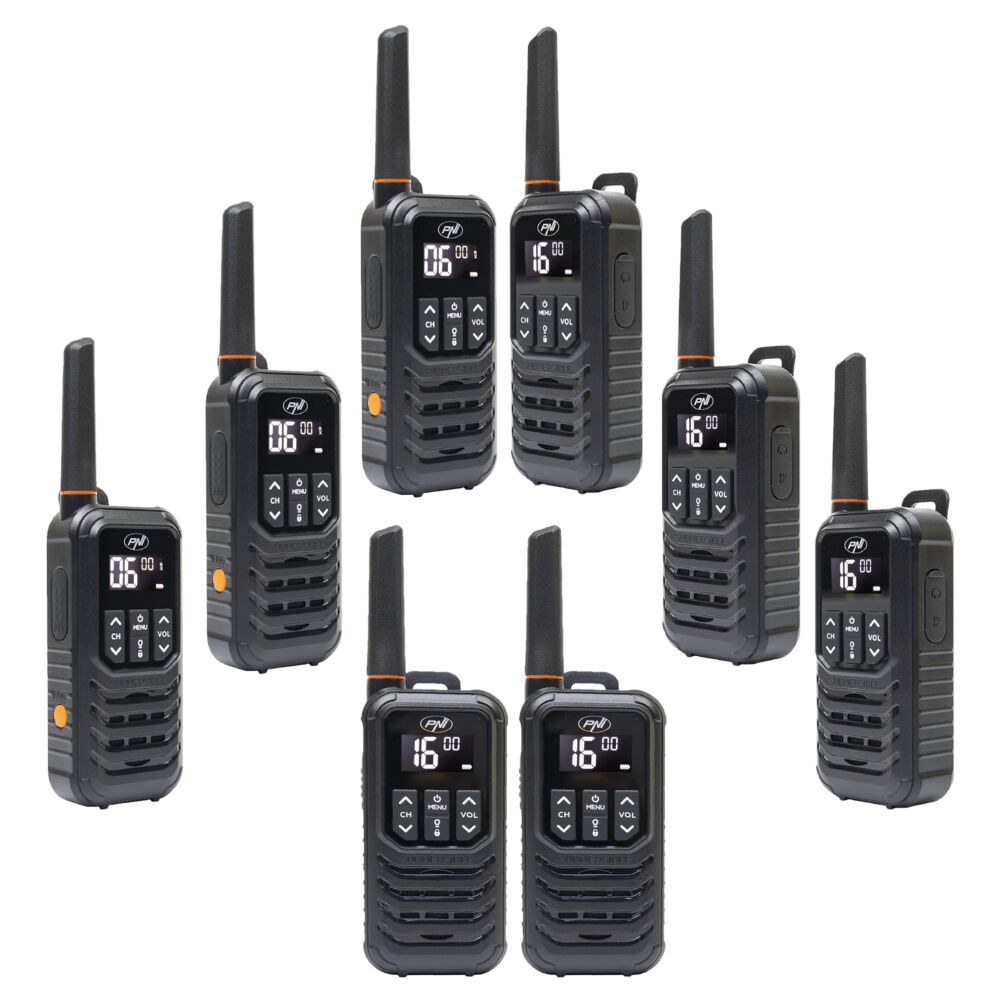 PNI-R80-8 — комплект 8 PMR446 радиостанции R80 PRO PNI-R80-8 — комплект 8 PMR446 радиостанции R80 PRO