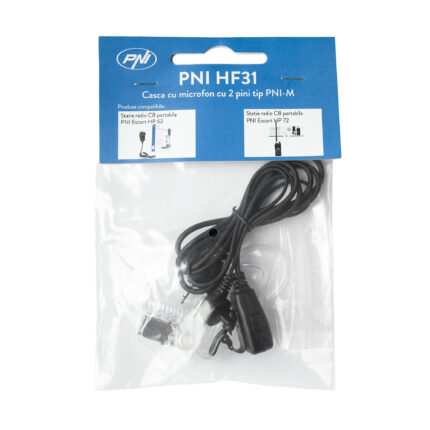PNI-HF31 — слушалка с микрофон, акустична тръба и PNI-M конектор