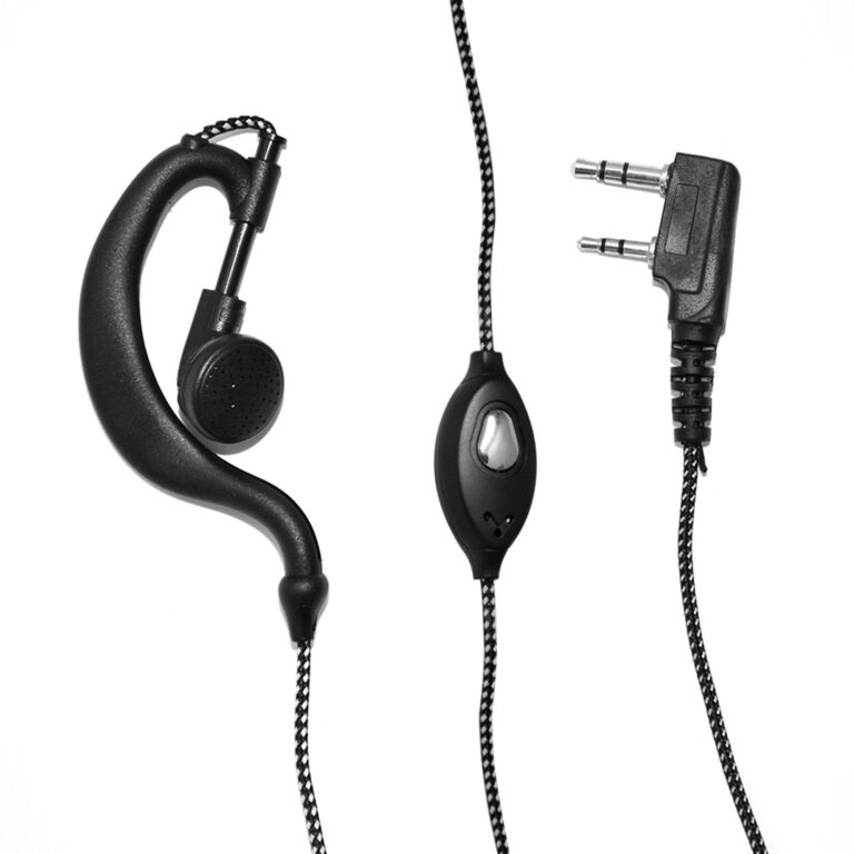 PNI-HS81 — слушалка с микрофон, PTT и двупинов PNI-K (Kenwood) конектор