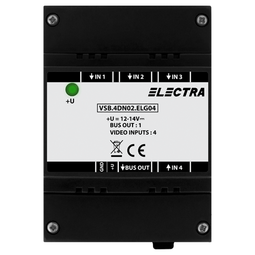 Electra VSB.4DN02.ELG04 видео селектор с 4 входа за Touch Line Electra VSB.4DN02.ELG04 видео селектор с 4 входа за Touch Line
