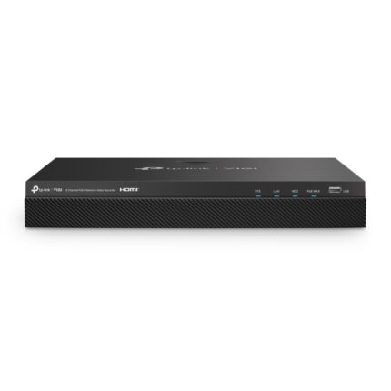 TP-Link VIGI-NVR2008H-8MP — 8-канален PoE+ NVR, 2 SATA, без твърд диск