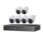 TP-Link VIGI-NK8MP-T6425-2T — комплект 6 × 4 MP IP камери, 8-канален PoE NVR и 2 TB HDD