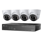 TP-Link VIGI-NK4P-T4425-2T — комплект 4 × 4 MP IP камери, 4-канален PoE NVR и 2 TB HDD