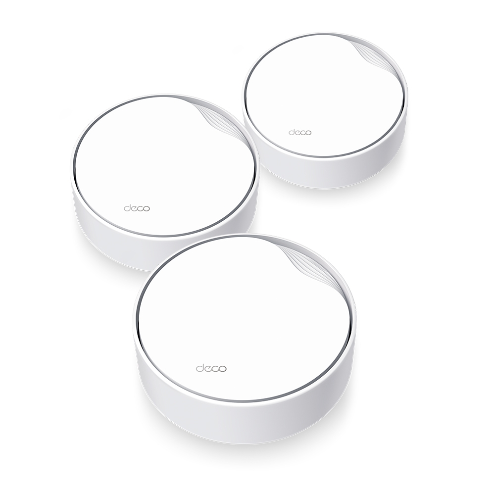TP-Link DecoX50-PoE(3-pack) — Wi-Fi 6 AX3000 Mesh комплект от 3 модула TP-Link DecoX50-PoE(3-pack) — Wi-Fi 6 AX3000 Mesh комплект от 3 модула