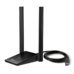 TP-Link ARCHER-T4U-PLUS — AC1300 двубандов USB 3.0 Wi-Fi адаптер с две антени