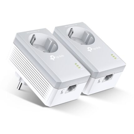 TP-Link TL-PA4010PKIT — комплект 2 Powerline адаптера AV600 с изведен контакт