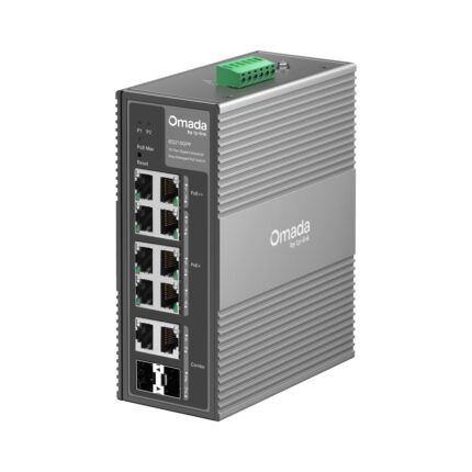 TP-Link IES210GPP — индустриален Gigabit PoE суич, 2× PoE++ и 6× PoE+