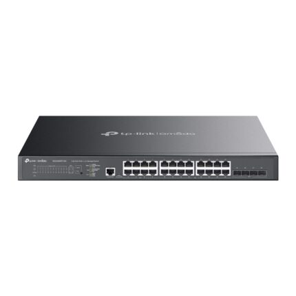 TP-Link Omada SG3428XPP-M2 — 24 × 2,5G PoE+/PoE++, 4 × 10G SFP+, 500 W