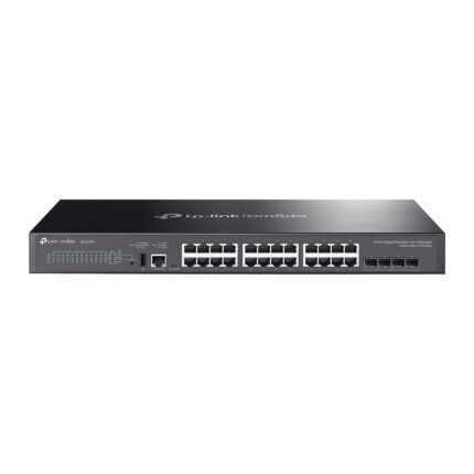 TP-Link SG5428X — управляем L3 суич, 24× Gigabit и 4× 10G SFP+