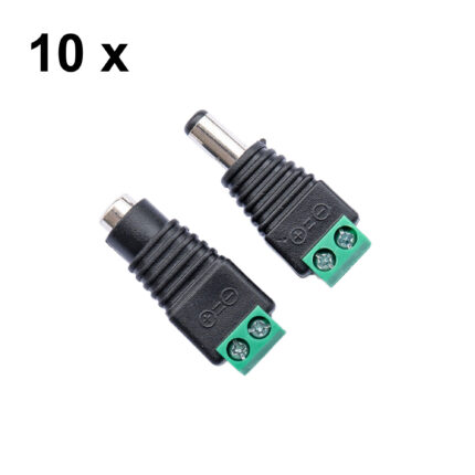 PNI-M02-10 — пакет 10 чифта DC захранващи конектори