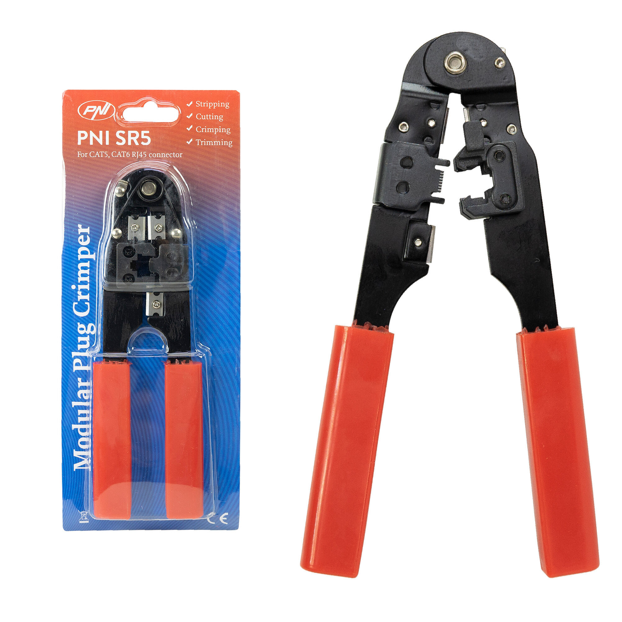 PNI SR5 / PNI-SR-RJ45 — клещи за RJ45, CAT5 и CAT6 PNI SR5 / PNI-SR-RJ45 — клещи за RJ45, CAT5 и CAT6