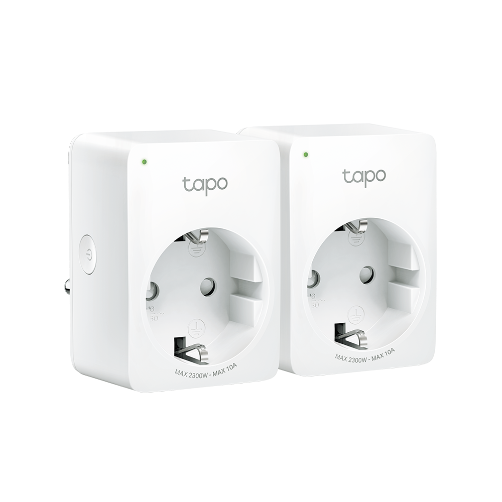 TP-Link TAPO-P100(2-PACK) — комплект 2 умни Wi-Fi контакта, 10 A TP-Link TAPO-P100(2-PACK) — комплект 2 умни Wi-Fi контакта, 10 A