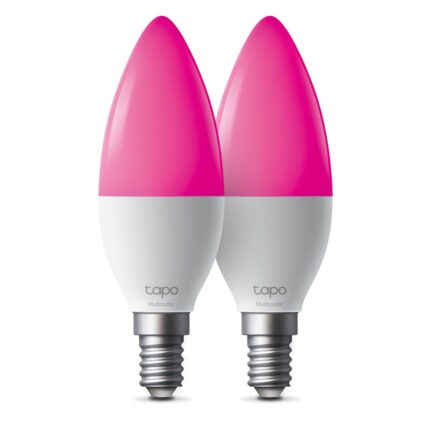 TP-Link TAPO-L430C(2-PACK) — комплект 2 × умна цветна Wi-Fi крушка E14, 470 lm