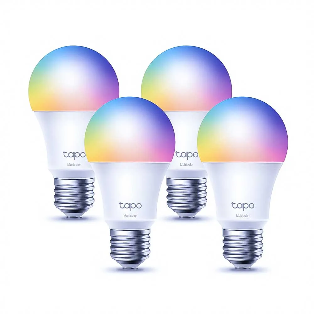 TP-Link TAPO-L530E(4-PACK) — комплект 4 цветни Wi-Fi лампи E27 TP-Link TAPO-L530E(4-PACK) — комплект 4 цветни Wi-Fi лампи E27