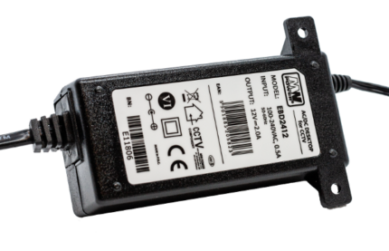 MW Power EBD2412 — захранващ адаптер 12 V, 2 A, 24 W