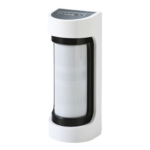 OPTEX VXS-DAM-X5 — външен PIR + MW детектор, 12 m / 90°, антимаскинг, черно-бял