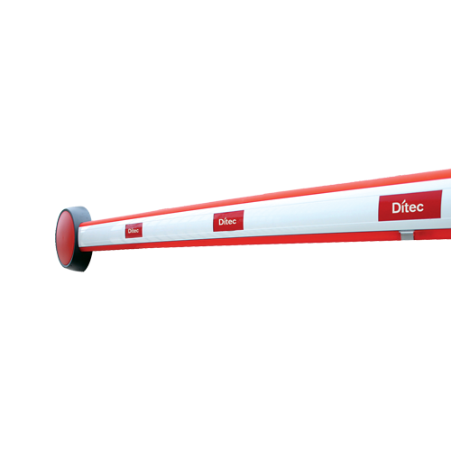 Ditec QIKB50 — алуминиево бариерно рамо с елипсовиден профил 5000 mm