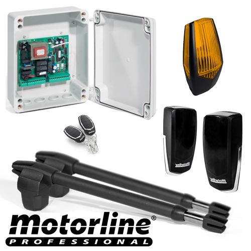 Motorline LINCE300-KIT — комплект автоматика за двукрила врата, 230 V Motorline LINCE300-KIT — комплект автоматика за двукрила врата, 230 V