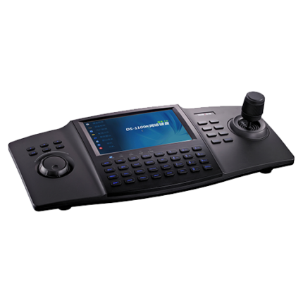DS-1100KI — Hikvision мрежова клавиатура с 7″ TFT екран и 4-осен джойстик