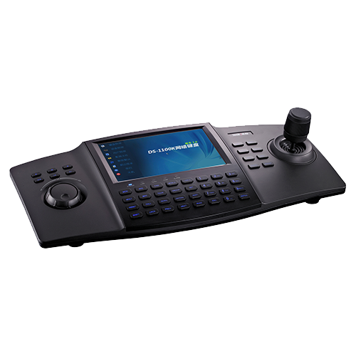 DS-1100KI — Hikvision мрежова клавиатура с 7″ TFT екран и 4-осен джойстик DS-1100KI — Hikvision мрежова клавиатура с 7″ TFT екран и 4-осен джойстик