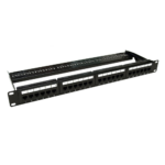 ASY-PP-UTP6A-24 — UTP Cat6A пач панел, 24 RJ45 порта, 1U