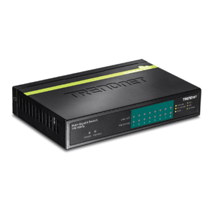 TRENDnet TPE-TG80G — 8-портов Gigabit PoE+ суич, 123 W