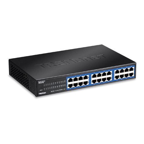 TRENDnet TEG-S24DG — 24-портов Gigabit GREENnet суич TRENDnet TEG-S24DG — 24-портов Gigabit GREENnet суич