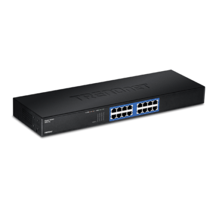 TRENDnet TEG-S16G — 16-портов Gigabit GREENnet суич, rack
