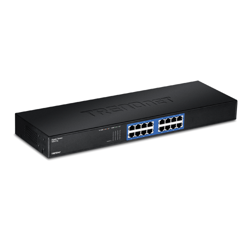 TRENDnet TEG-S16G — 16-портов Gigabit GREENnet суич, rack TRENDnet TEG-S16G — 16-портов Gigabit GREENnet суич, rack