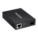 TRENDnet TFC-PGSFP — Gigabit RJ45 към SFP медиен преобразувател с PoE вход