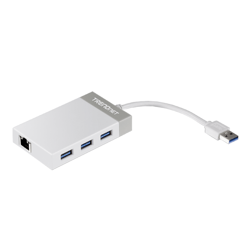TRENDnet TU3-ETGH3 — USB 3.0 Gigabit Ethernet адаптер с 3 USB порта TRENDnet TU3-ETGH3 — USB 3.0 Gigabit Ethernet адаптер с 3 USB порта