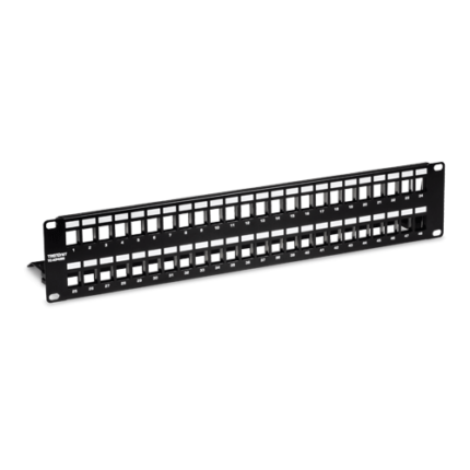 TRENDnet TC-KP48S — празен екраниран пач панел 48 порта, 2U