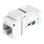TC-K25C6 — бял Cat6 Keystone RJ45 жак, 1 бр.