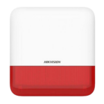 Hikvision DS-PS1-E-WE-R AX PRO Външна Сирена 110dB с Червена Светкавица