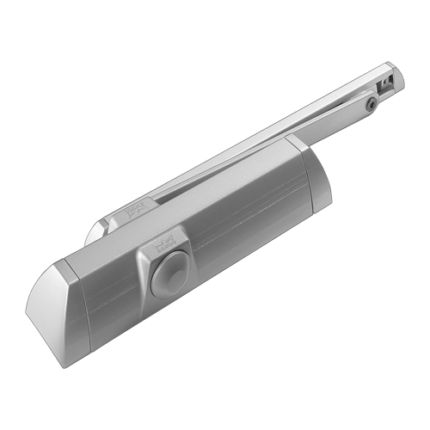 Хидравличен амортисьор с плъзгащо рамо, сребрист - DORMA TS90-IMPULSE-SILVER