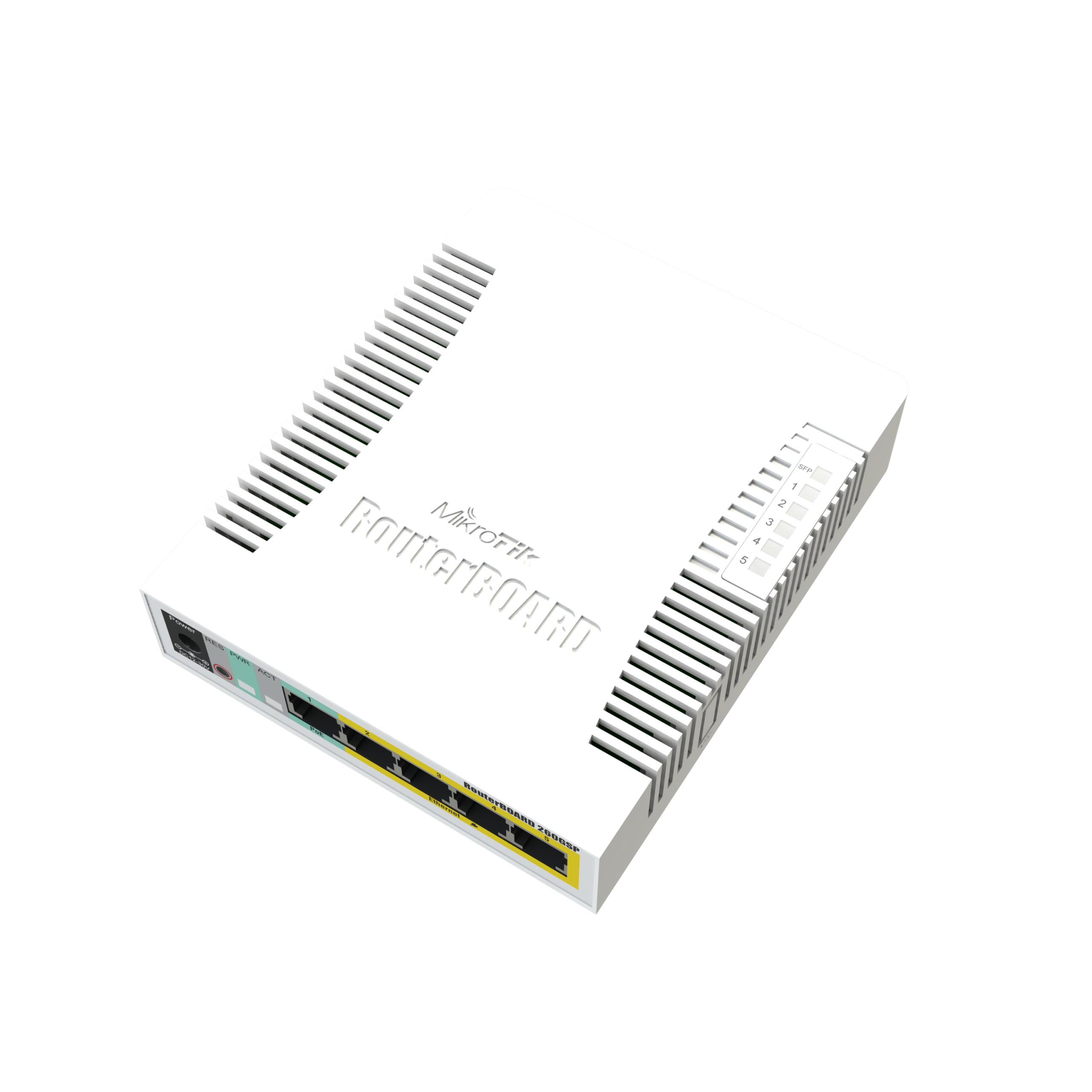 Smart Switch 5 x Gigabit (4 x PoE), 1 x SFP - Mikrotik CSS106-1G-4P-1S Smart Switch 5 x Gigabit (4 x PoE), 1 x SFP - Mikrotik CSS106-1G-4P-1S