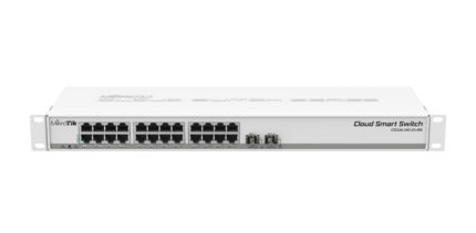 Smart Management Switch, 24 x Gigabit, 2 x SFP+ 10Gbps - Mikrotik CSS326-24G-2S+RM
