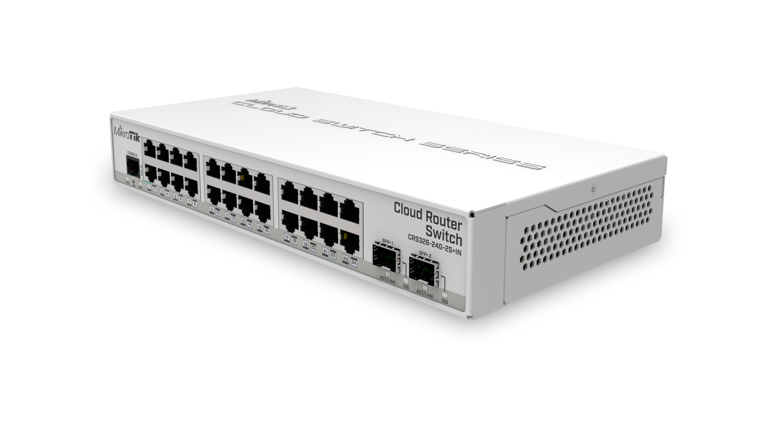 Управляем Суич MikroTik CRS326-24G-2S+IN 24xGbit 2x10G SFP+ Управляем Суич MikroTik CRS326-24G-2S+IN 24xGbit 2x10G SFP+
