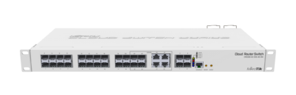 Превключвател за управление 20 x SFP, 4 x SFP+, 4 x Combo (Gigabit или SFP) - Mikrotik CRS328-4C-20S-4S+RM